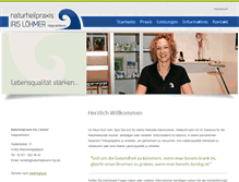 Tablet Screenshot of naturheilpraxis-mg.de